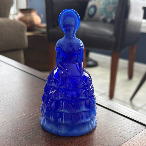 Vintage Other - Cobalt blue Slag Melanie Southern Belle Lady, vintage antique Summit Art Glass